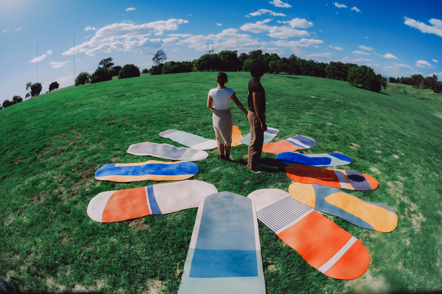 ECHO MAT (BLUE/ORANGE)